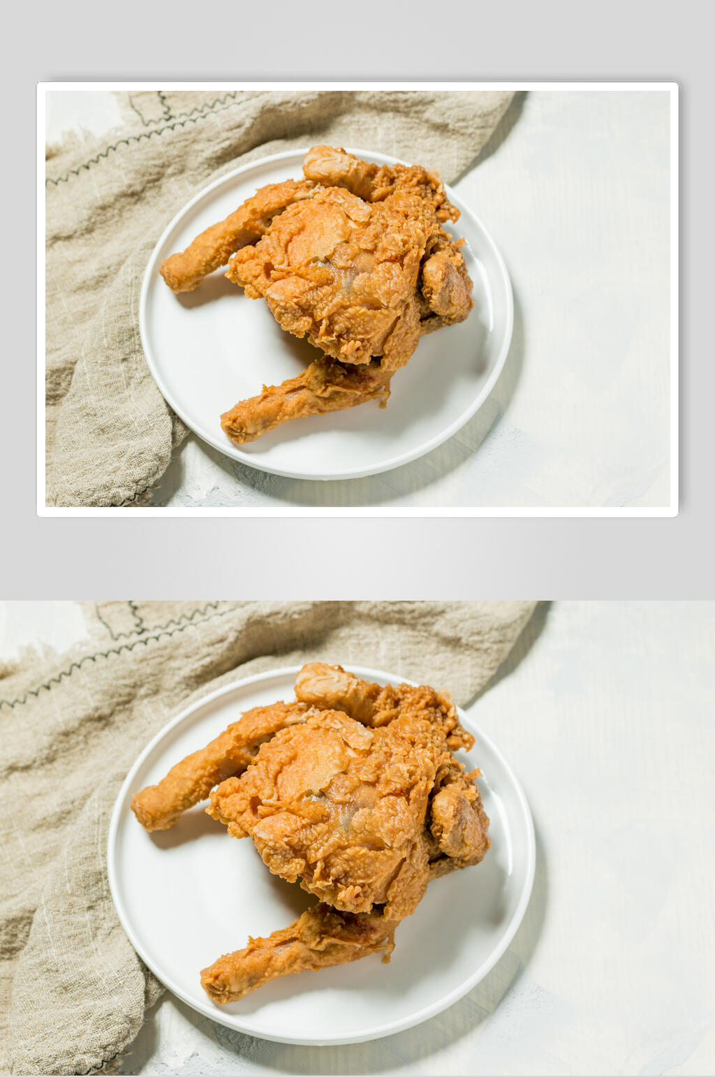 香酥汉堡炸鸡美食图片素材