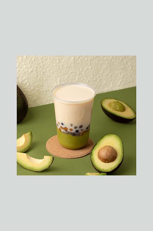 牛油果奶茶图片-牛油果奶茶素材下载-众图网