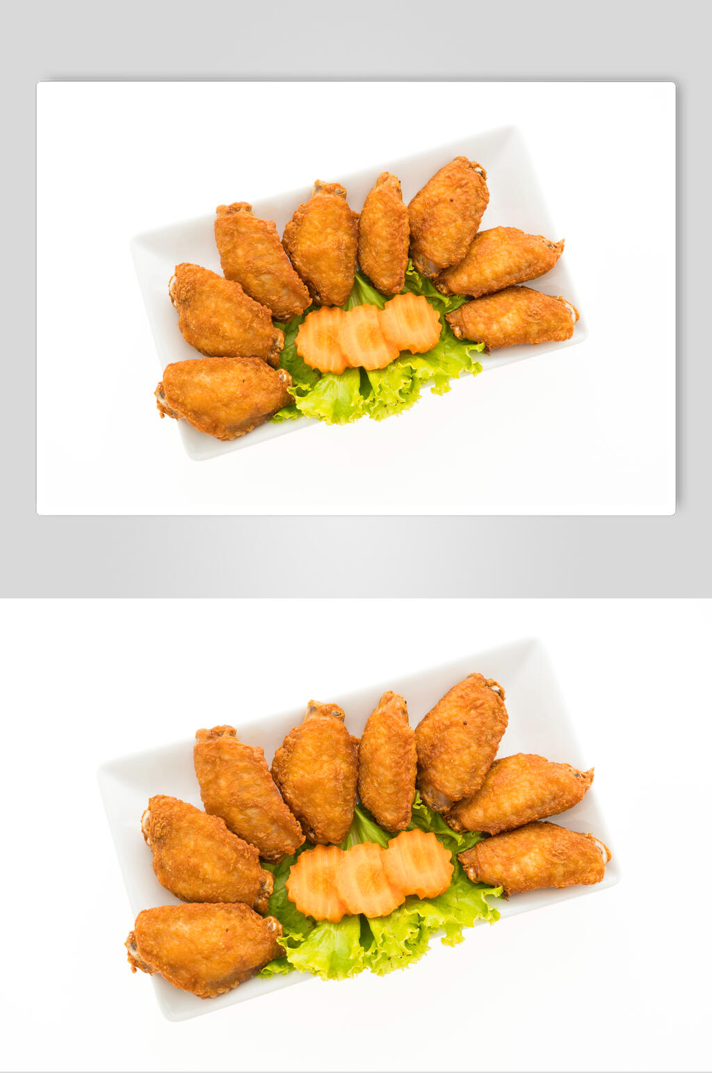 鸡翅汉堡炸鸡食品图片素材