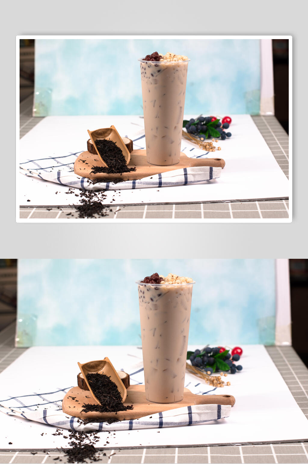招牌黑糖果汁摄影图片素材