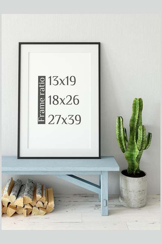 简约高端数字家居相框样机