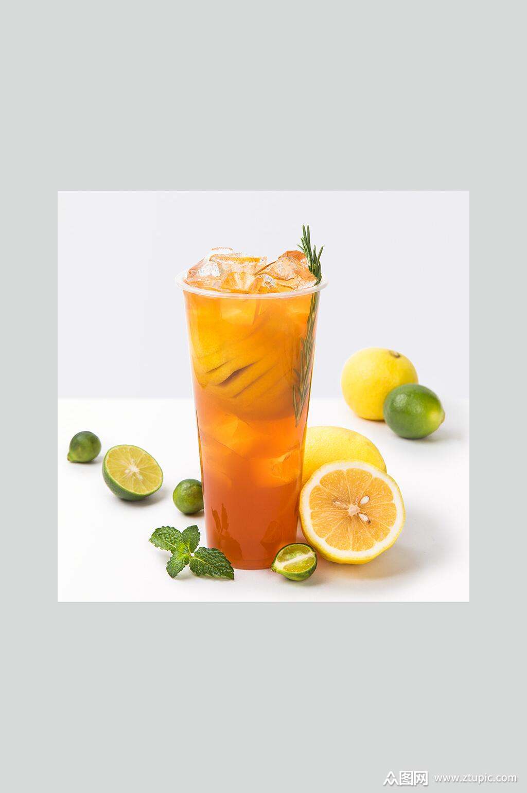 美味水果茶奶茶食物高清图片