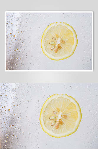 冰镇柠檬水果食品摄影图片