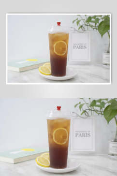 乌龙茶果汁食品图片