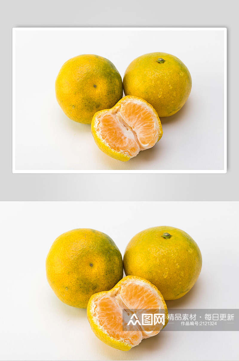 新鲜美味橘子水果图片素材