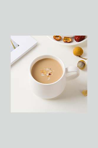 龙眼红枣咖啡奶茶图片