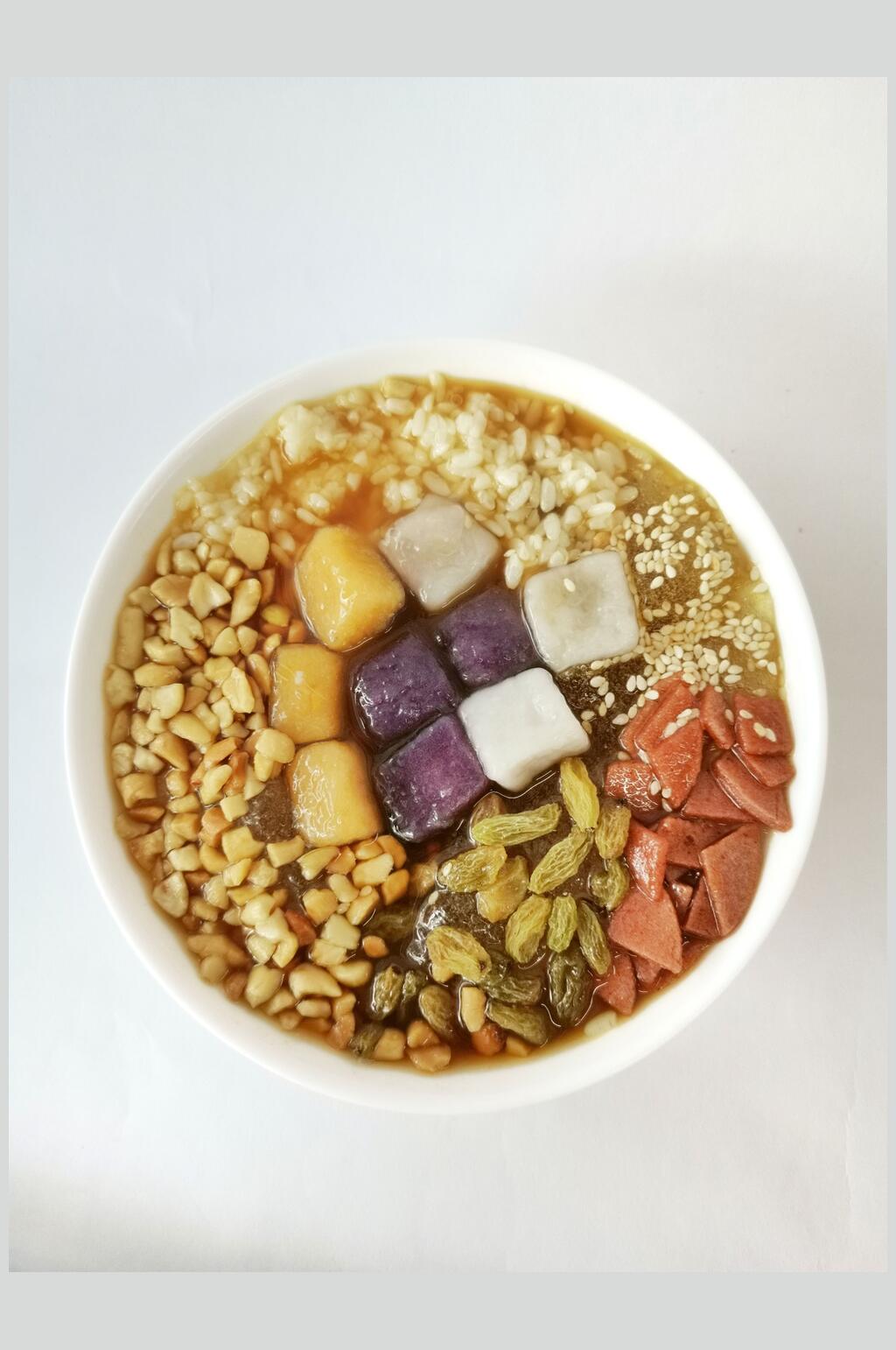 美味坚果芋圆冰粉美食高清图片素材