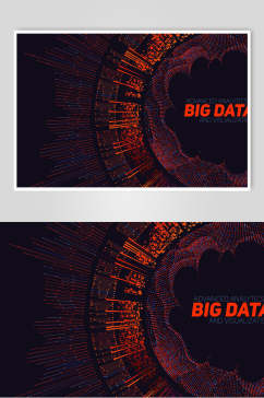 炫彩数据化信息图表矢量素材