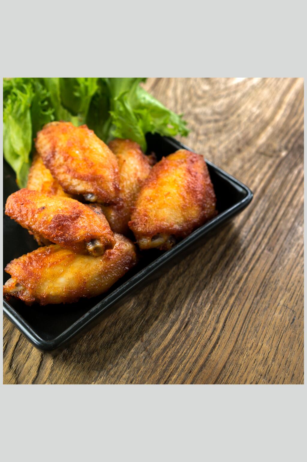 鸡中翅汉堡炸鸡美食摄影图片素材