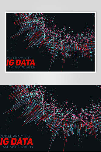 炫彩时尚数据化信息图表矢量素材