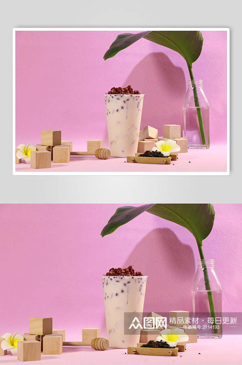 香芋果汁奶茶食品摄影图片素材