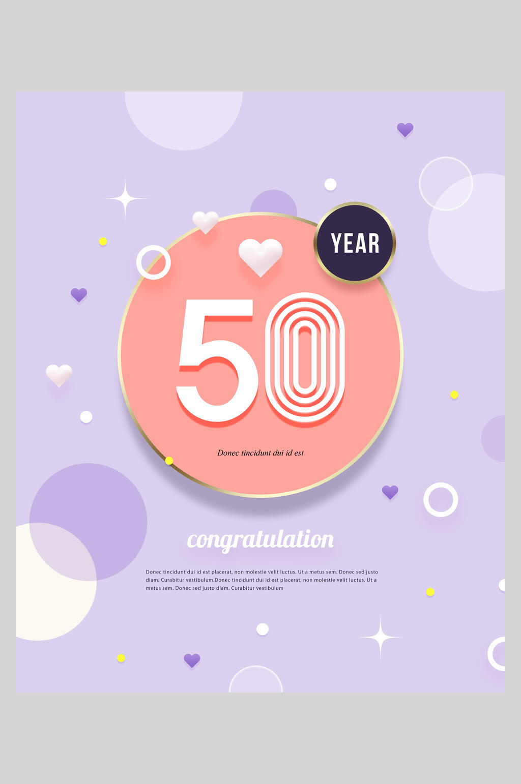50周年庆海报素材