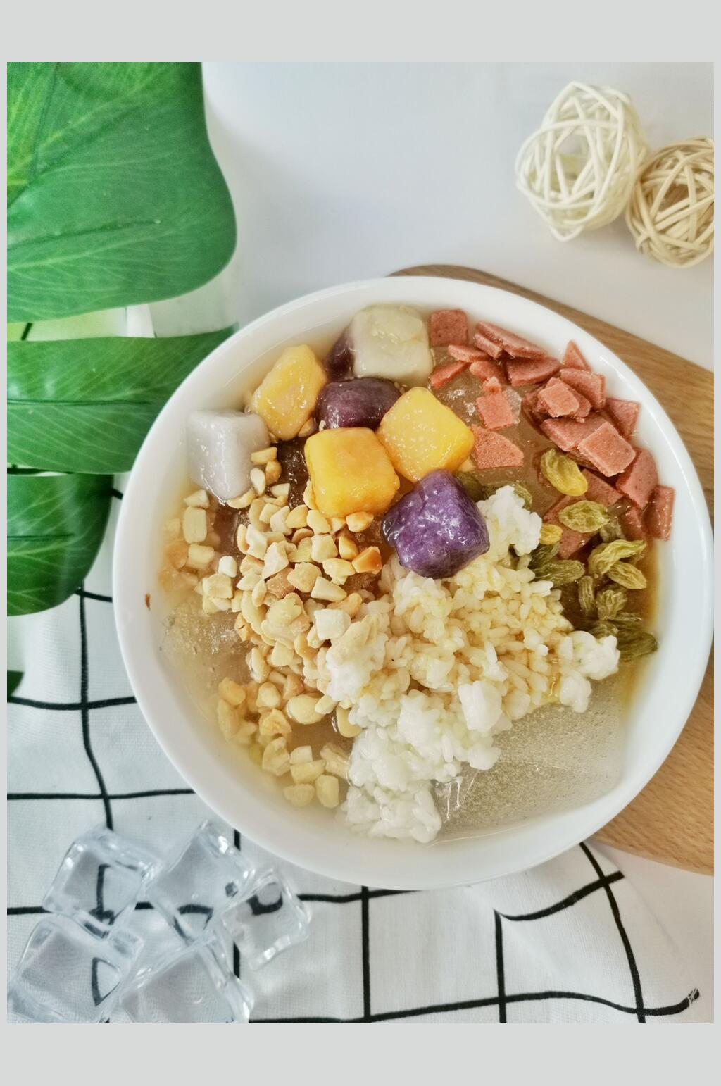 夏日美味甜品冰粉美食高清图片素材