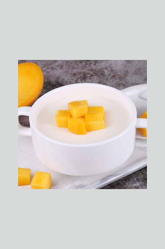 芒果布丁双皮奶图片
