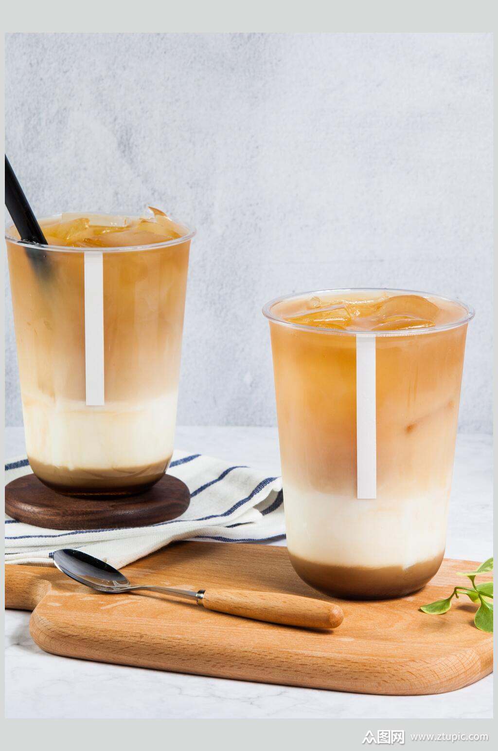 香浓美味果汁奶茶图片