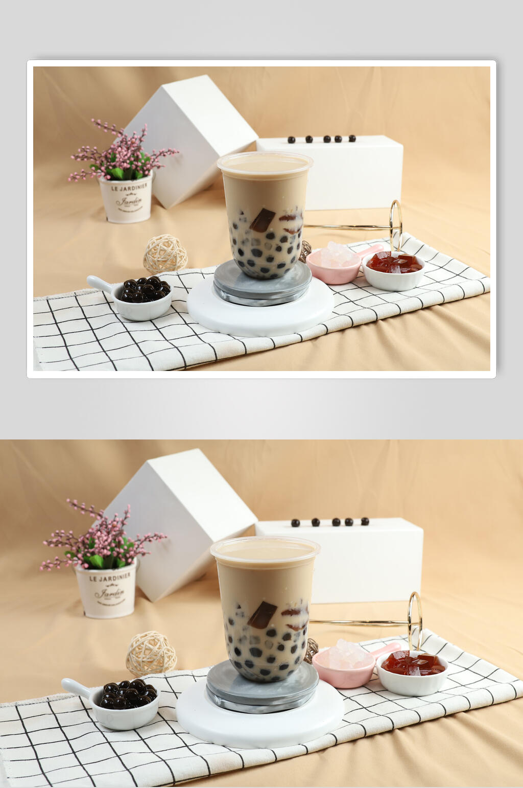 招牌珍珠果汁奶茶图片素材