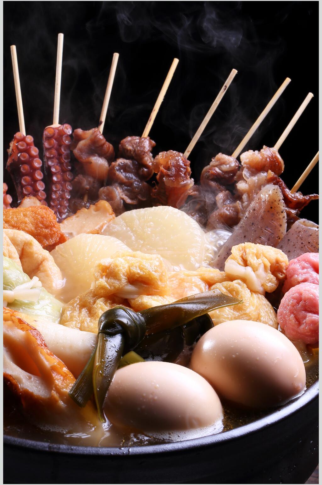 美味关东煮中景图片素材