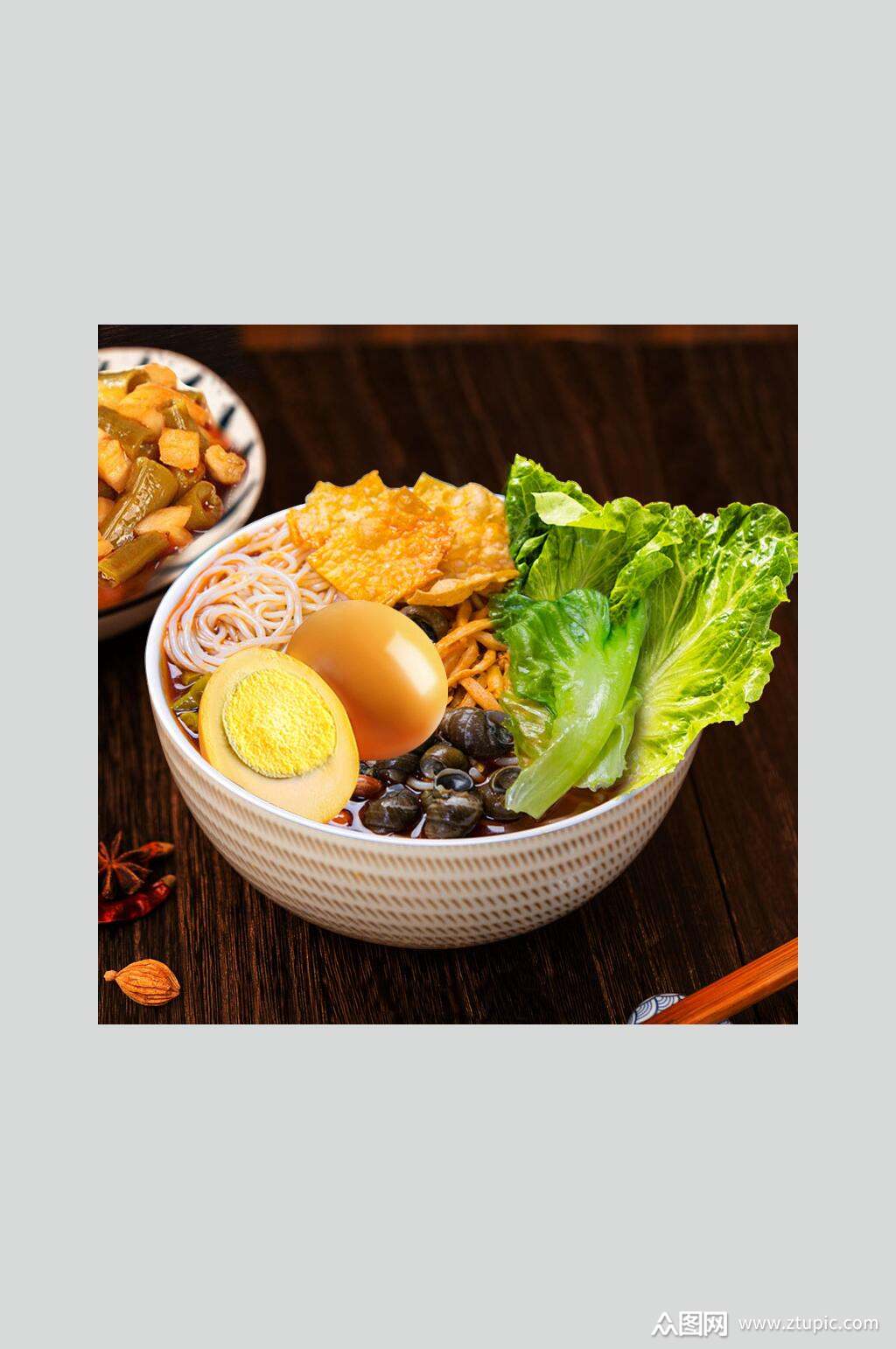 卤蛋卤蛋螺蛳粉美食图片