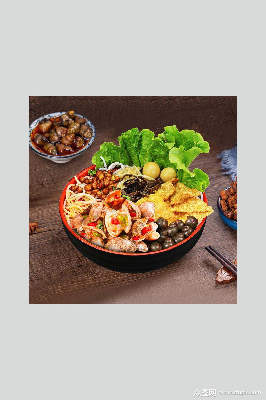 花甲螺蛳粉高清图片素材