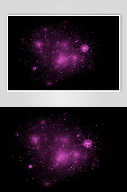 紫色魔法光效图片