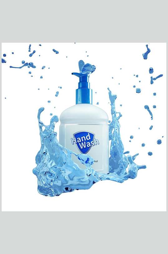 高端时尚洗发水洗护用品样机