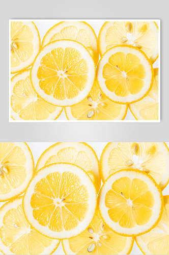 黄色平切橙子水果图片