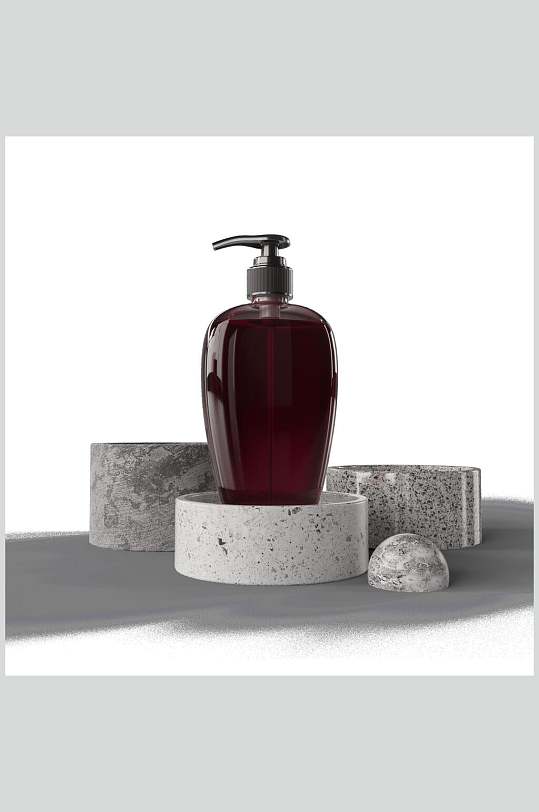 高端精致洗发水洗护用品样机