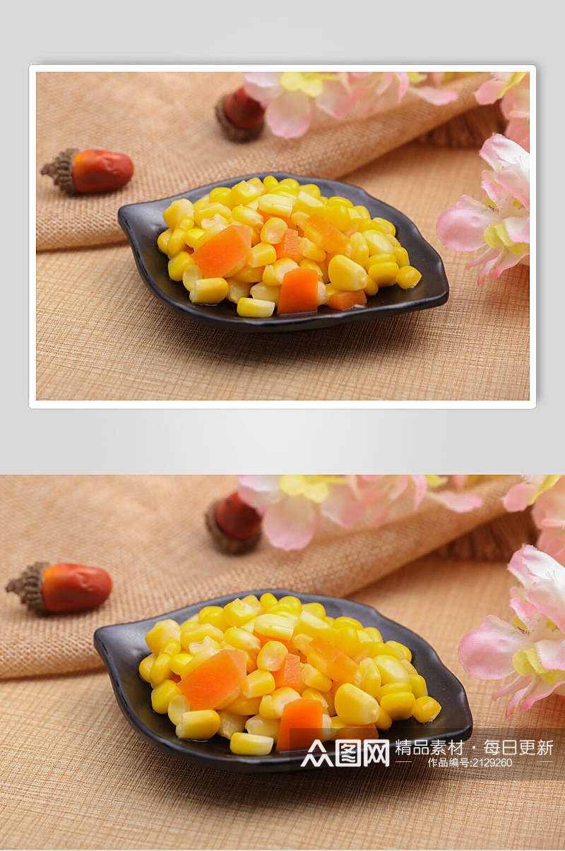 鲜香美味玉米炒饭食物摄影图片素材