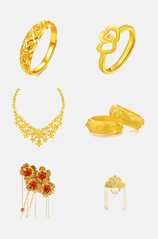 黄金首饰元素-黄金首饰元素图片-黄金首饰元素素材下载-众图网