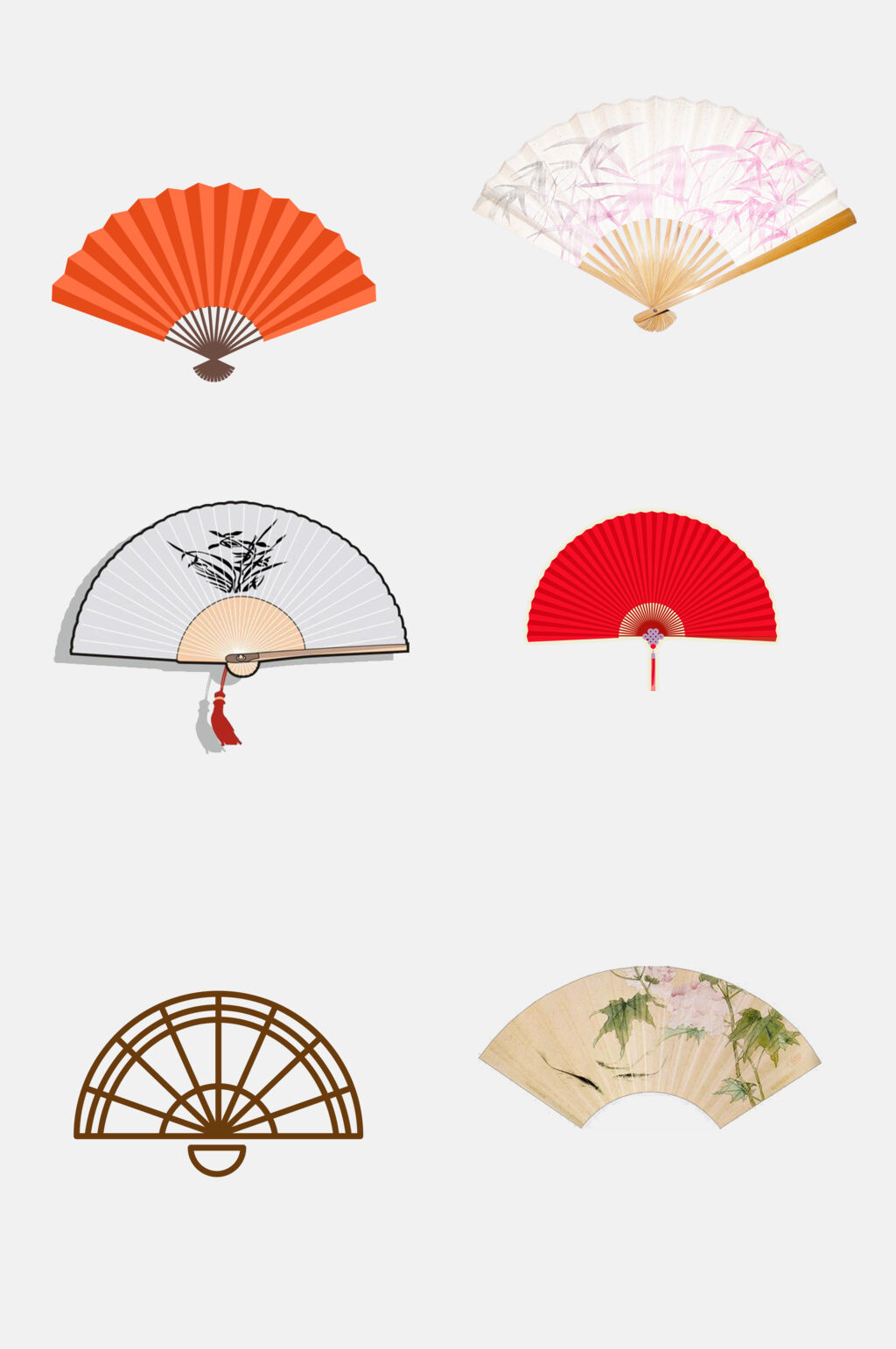 简约大气中国风折扇免抠元素模板下载-编号2153845-众图网