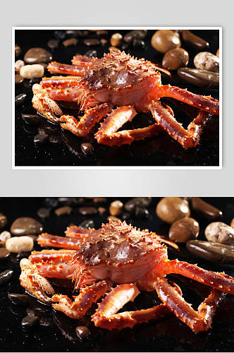 螃蟹海鲜食品图片