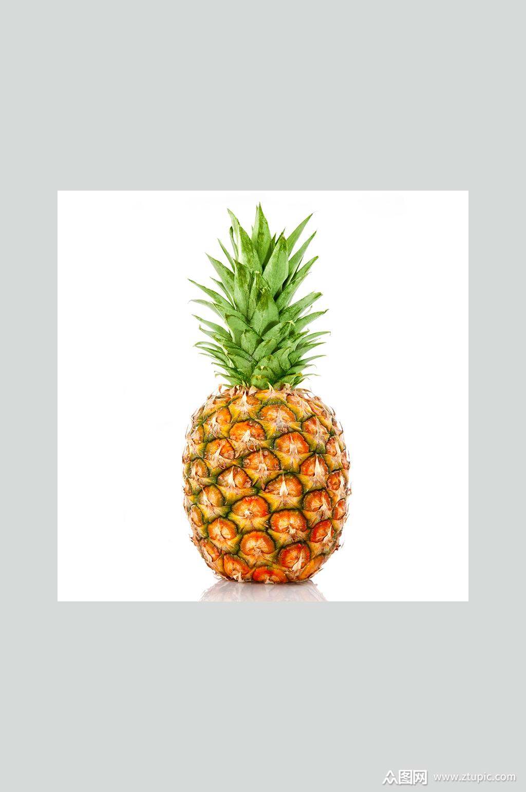 精品美味菠萝水果食品图片素材