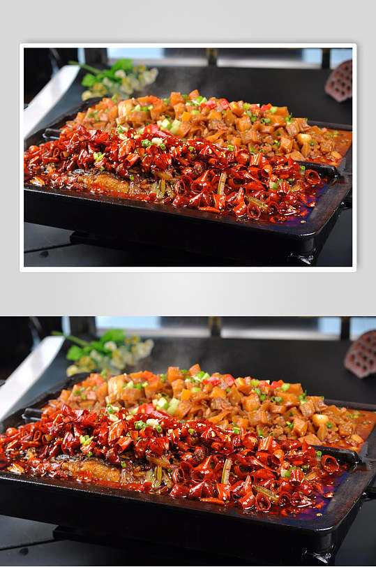 湘菜烤鱼食物图片