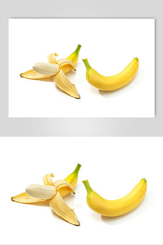 甜蜜香蕉美食摄影图片