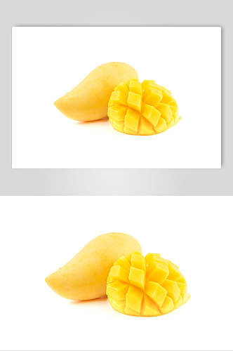 金黄品质美味芒果摄影图片