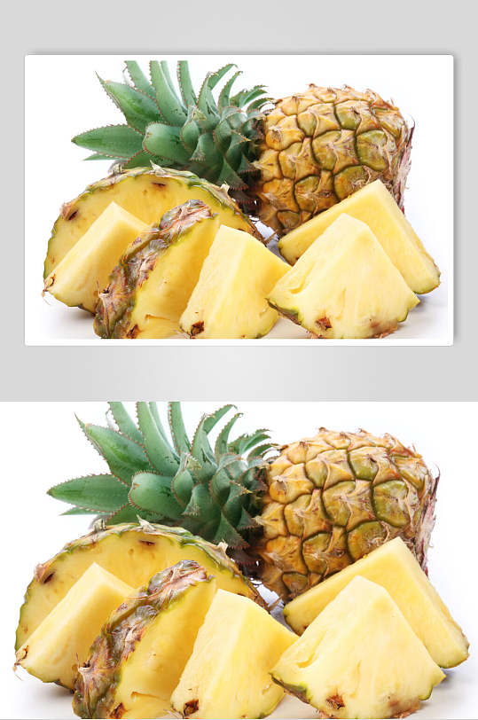 精选菠萝水果食品图片