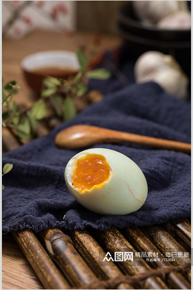 精选美味咸鸭蛋食品图片素材
