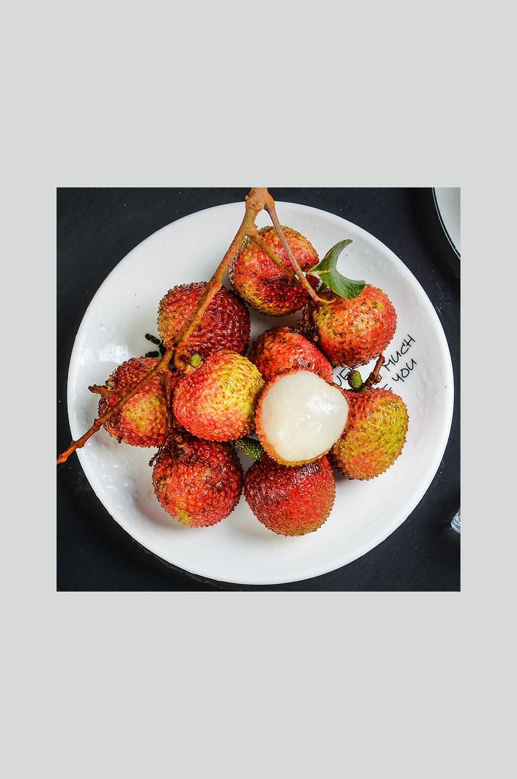夏季水果荔枝美食攝影圖片素材