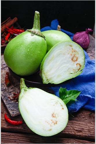 精选葫芦瓜有机蔬菜图片