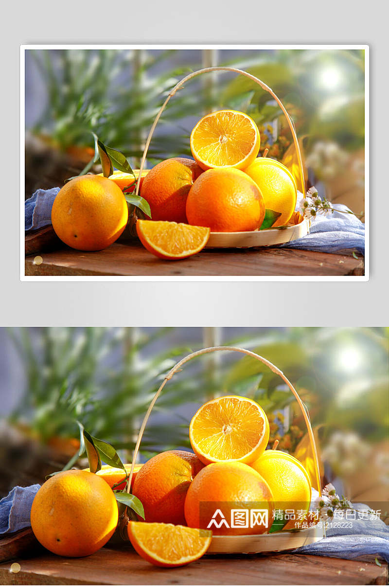 精品橙子水果图片素材