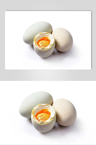 白底咸鸭蛋餐饮图片