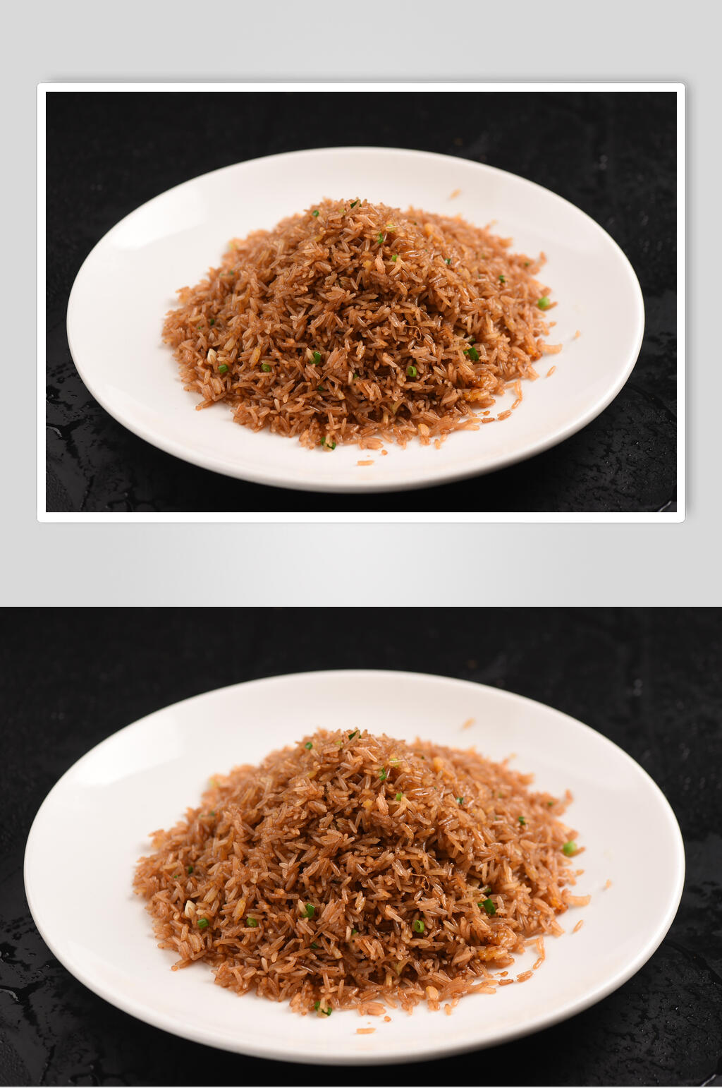 酱油炒饭实拍摄影图片素材