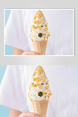 创意冰淇淋饮美食图片