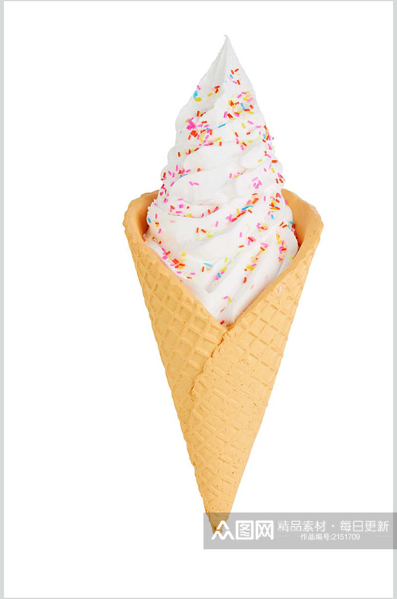 白底冰淇淋冷饮图片素材