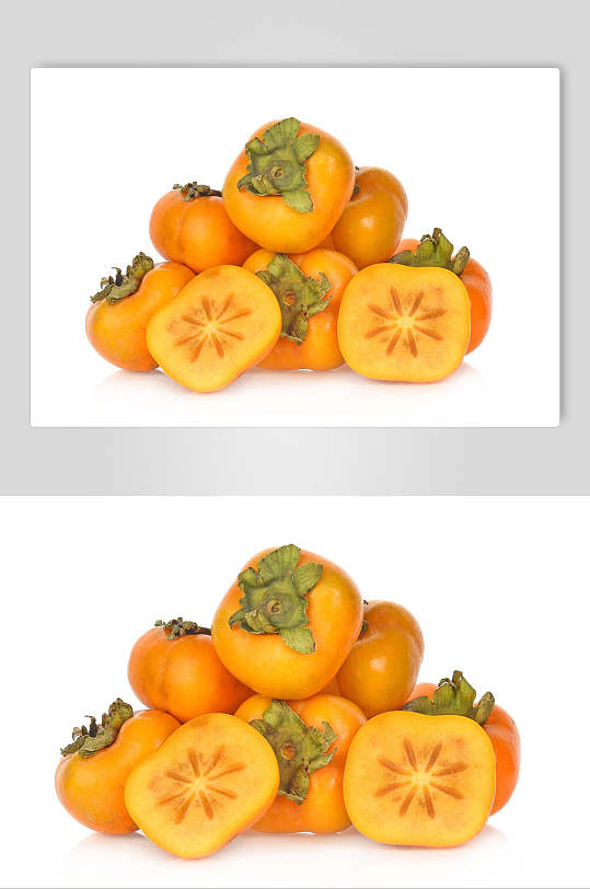 新鲜柿子高清图片