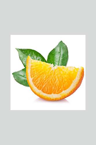 新鲜切块橙子水果食品高清图片