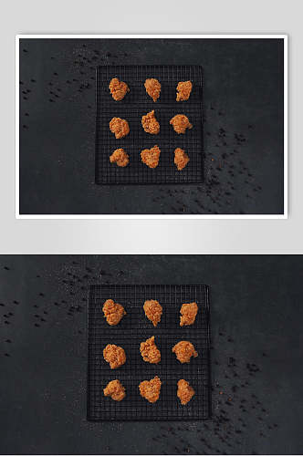 招牌韩式鸡块炸鸡小食食品图片