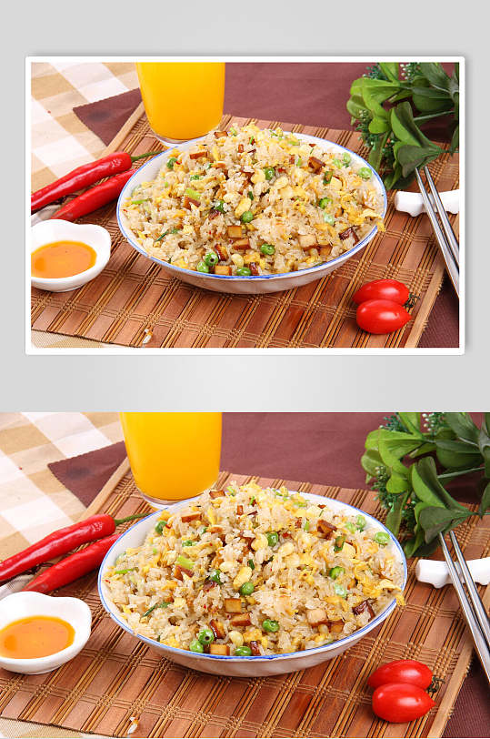 铁板西红柿炒饭图片-铁板西红柿炒饭素材下载-众图网