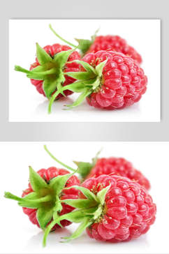 新鲜美味树莓食品实拍图片