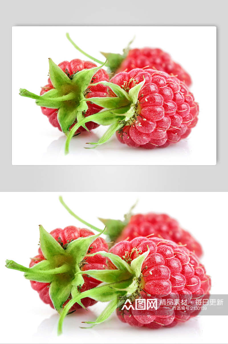 新鲜美味树莓食品实拍图片素材